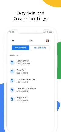 Google meet APP模板